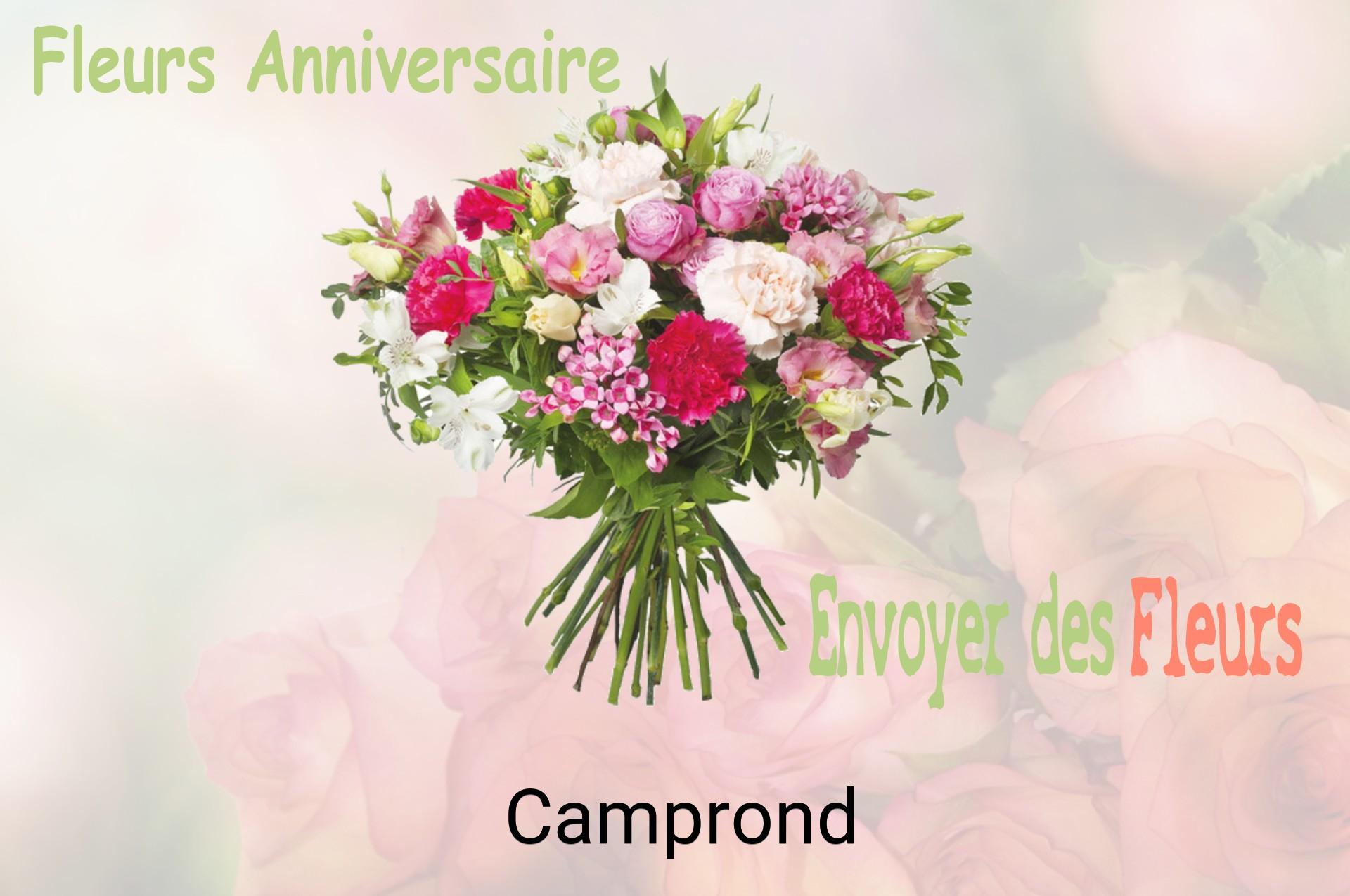 Bouquet de fleurs d’anniversaire livré à Camprond